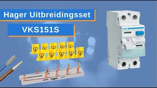 Hager Vision VKS151S Uitbreidingsset  Hoe ziet een complete set Hager Aardlekschakelaar er uit [upl. by Staffan]