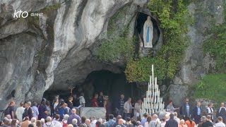 Chapelet du 18 septembre 2024 à Lourdes [upl. by Halilak]