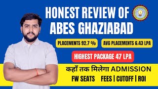 ABES Engineering College Honest Review  ABESEC Cut off Fees Placement Details by STBG Stbg ​ [upl. by Nauqed383]