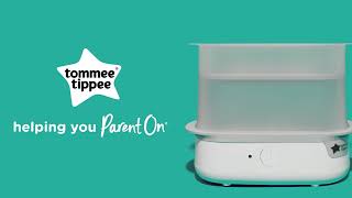 Tommee Tippee Electric Steam Steriliser  Instructions [upl. by Yerdna892]