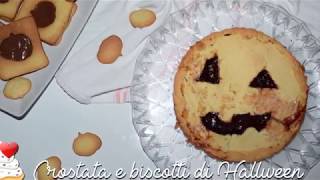 Che dolci fare ad Halloween Crostata e Biscottini Mostruosi Semplicissimi e divertenti [upl. by Idnahs]