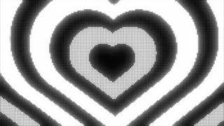 Black and White Y2k Neon LED Lights Heart Background  1 Hour Looped HD [upl. by Treat]