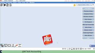 GSTVAT SETUP IN PLUS ACCOUNTING SOFTWARE [upl. by Melmon]