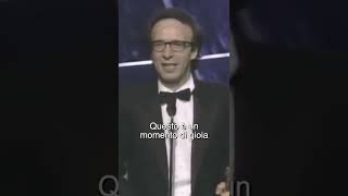 ROBERTO BENIGNI  Epica Vittoria agli Oscar per La Vita È Bella [upl. by Sly]