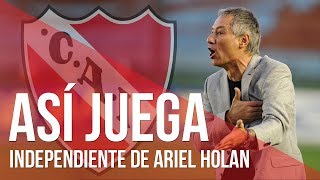 Así juega Ariel Holan con Independiente  El técnico que vino del hockey [upl. by Ellehcam]