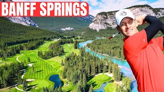 The Best Golf Course in Canada Banff Springs [upl. by Francie]