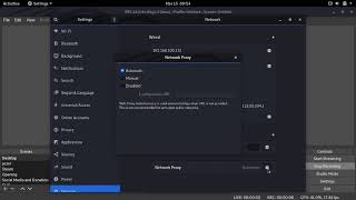 Proxy Setting Linux Debian Based Network Manager [upl. by Abihsot]