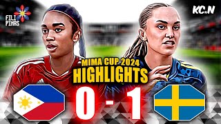 Philippines vs Sweden U17 Highlights  MIMA Cup 2024 [upl. by Yelha]