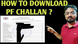 HOW TO DOWNLOAD PF OLD CHALLAN How can I download my old PF paid challan receipt [upl. by Glass]