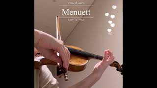 Menuett in G Beethoven 미뉴엣미뉴에트violin menuett [upl. by Auginahs803]