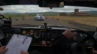 2024 Mach 1 stages rally  In car with Simon amp Greg in the Vauxhall Nova  Chasing big Escorts [upl. by Neltiac550]