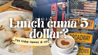 Epic 55 Lunch in Chinatown NYC Tips hemat makan di NYC ala mahasiswa [upl. by Jourdan]