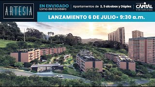 Lanzamiento Artesia  Constructora Capital Medellín SAS [upl. by Ruscher]