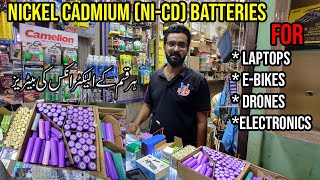 nickel cadmium NiCd batteries  drone battery  lithium battery  NiMH laptop battery [upl. by Lyrred]