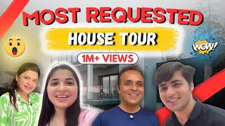 The most awaited HOUSE TOUR🤩🏡  Grovers here  ​⁠RajGrover005 [upl. by Naujad]