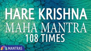 Hare Krishna  Maha Mantra  108 Times [upl. by Snevets]