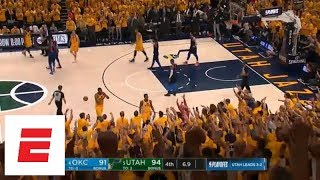 Full final sequence of ThunderJazz Game 6 Misses noncall and Russell Westbrooks anger  ESPN [upl. by Carman734]