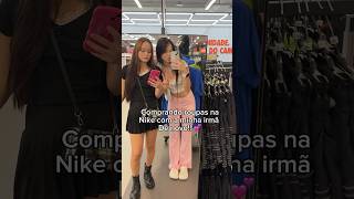 Comprando roupas da Nike com a NathGameroficial viral humor [upl. by Yelreveb786]