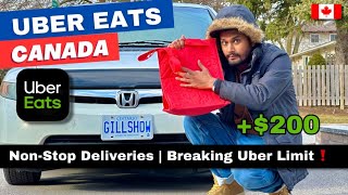 Uber Eats 12hrs Challenge 🇨🇦 [upl. by Ultun]