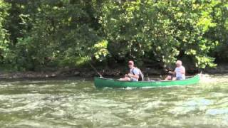 Me and Josh canoe down Compton Falls on the Shenandoah River [upl. by Gusta301]