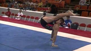 Bill Roth  Floor Exercise  1996 US Gymnastics Championships  Men [upl. by Enaitsirhc]