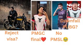 CR7horaa Reject all VISA Nepali player on PMGC final❤️ NO PMSL🥹 Kanxa Downfall PUBG [upl. by Akeemaj]