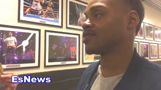 Errol Spence Jr Really Wants Amir Khan vs Kell Brook To Happen EsNews Boxing [upl. by Tarkany366]