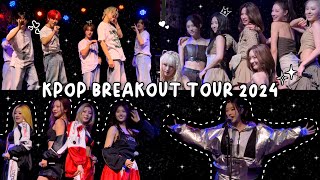 VLOG FIRST KPOP BREAKOUT TOUR IN TORONTO 2024 TRENDZ ICHILLIN’ CRAXY UCHAE  Lex and Kris [upl. by Ayerim80]