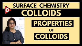 Properties of Colloids Detailed Surface Chemistry COLLOIDS [upl. by Maupin]