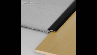 Floor carpet edging strip threshold strip door joint height difference pressure strip carpet trim [upl. by Gove]