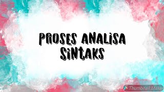 TEKNIK KOMPILASI  ANALISA SINTAKS [upl. by Haisoj847]