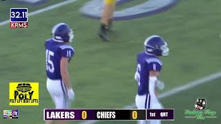 Camdenton Lakers vs Kickapoo Chiefs 9123 [upl. by Eeb]