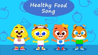 Healthy Food Song  Learn to Recognize Healthy and Unhealthy Foods  Kiddopia Nursery Rhymes [upl. by Nolita411]