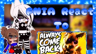 FNIA React to FNAF song ❄️FNIA x Gacha ❄️ video by GiveHeartRecords ❄️ enjoy the vide [upl. by Enrica]