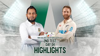 Bangladesh vs New Zealand Highlights  2nd Test  Day 4  New Zealand Tour of Bangladesh 2023 [upl. by Annerol]