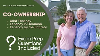 CoOwnership Joint Tenancy Tenancy in Common and Tenancy by the Entirety [upl. by Bernita444]