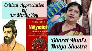 Bharat Munis quotNatya Shastraquot Rasa amp Bhava Theory  Explanation by Dr Merily Roy [upl. by Arva]