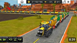 How to make a Longest Slurry Tank in FS 18  farming simulator 18 [upl. by Nehgam]