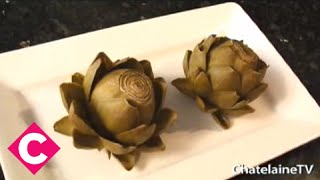 Cooking class how to cook an artichoke [upl. by Derdlim]