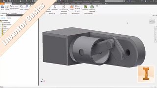 Inventor 101 Applying Assembly Constraints [upl. by Jovitta]