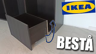 IKEA BESTA  drawer assembly  montage et installation tiroir [upl. by Johnstone]