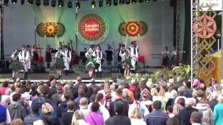 quotSAULES ZIEDASquot 2017 quotToplanquot Slovakia Folklore Ensemble  Teil  Part 2  Siauliai 372017 [upl. by Noyar]