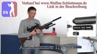 Luftgewehr Weihrauch HW 100 mit optimalem Zielfernrohr und Harris Zweibein [upl. by Naxela]