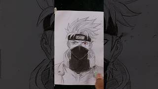 how to draw Kakashi Hatake shorts viral kakashi [upl. by Hsiekal18]