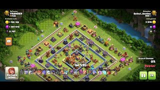 COC  Attack 293 SQUARE BASEROOT RIDER  VALKYRIE 100 easY 3 ✨✨✨ coc clashofclans th16 [upl. by Drof126]