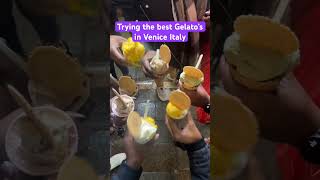 Best gelatos in Venice Italy recommended viral gelatos italy foodie viralvideo fooditaly [upl. by Mcnutt209]