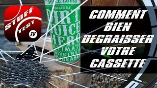 Comment NettoyerDégraisser votre cassette VéloVtt  JUICELUBES [upl. by Alicec444]