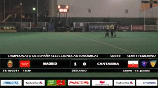 HOCKEY TV CTO AUTONOMICO SUB18SEMIFINAL MADRID vs CANTABRIA [upl. by Mccallum916]