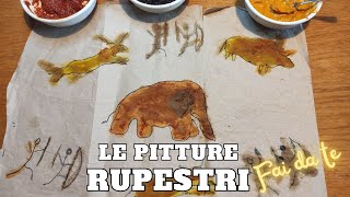 LE PITTURE RUPESTRI breve videolezione sullarte preistorica e laboratorio darte [upl. by Cope]