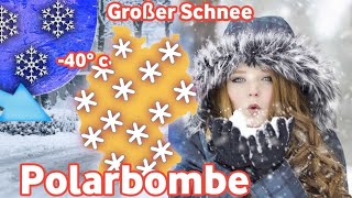 wetter Alarm Sehr starker Schneefall wird Deutschland erreichen In ein paar Tagen [upl. by Sturges897]